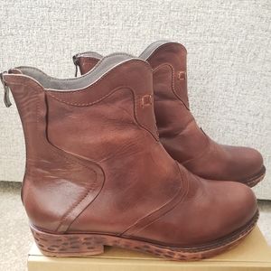 Coffee Brown Ankle Boots